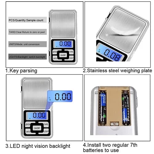ترازو دیجیتال جیبی MH-Series Pocket Scale — تصویر ۵