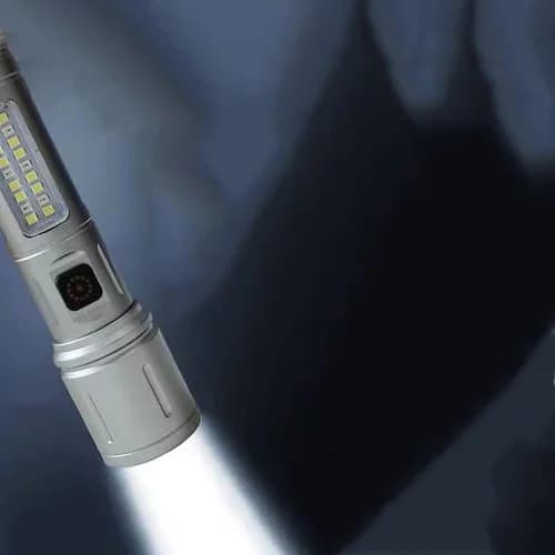 چراغ قوه جیبی LED + COB اسمال سان مدل Zy-603 — تصویر ۲