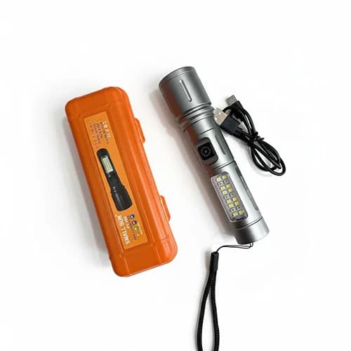 چراغ قوه جیبی LED + COB اسمال سان مدل Zy-603
