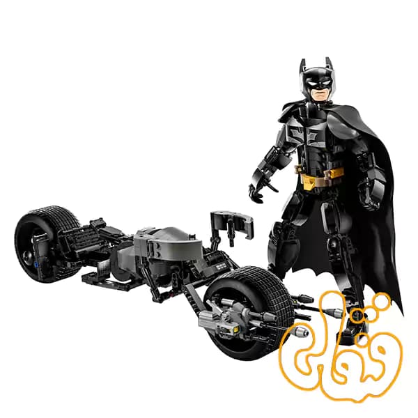 ساختنی لگو فیگور بزرگ بتمن و موتور بت-پاد Batman Construction Figure & the Bat-Pod Bike 76273 — تصویر ۲
