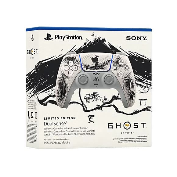 دسته بازی PS5 شبح یوتی | DualSense wireless Ghost of Yotei Black Limited Edition — تصویر ۶