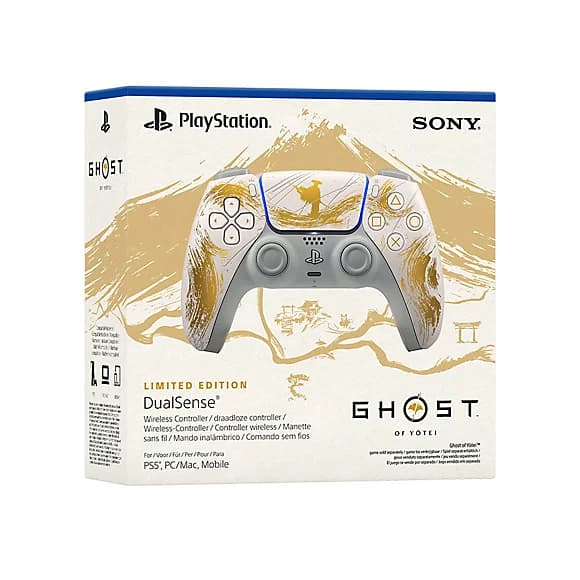 دسته بازی PS5 شبح یوتی | DualSense wireless Ghost of Yotei Black Limited Edition — تصویر ۱۲