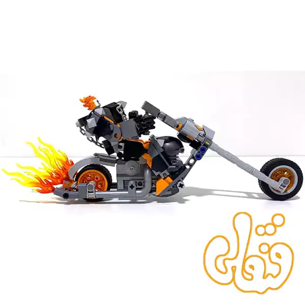 ساختنی لگو روح سوار مارول و موتور Ghost Rider 76245 — تصویر ۳