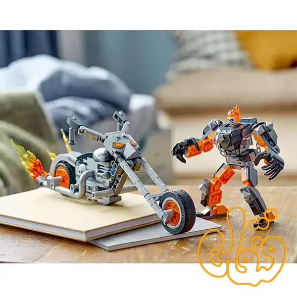 ساختنی لگو روح سوار مارول و موتور Ghost Rider 76245 — تصویر ۴