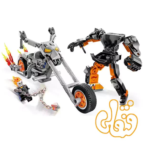 ساختنی لگو روح سوار مارول و موتور Ghost Rider 76245 — تصویر ۲