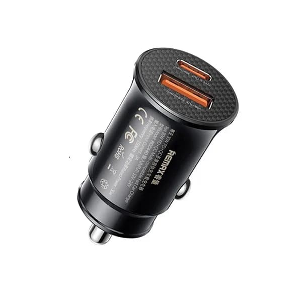 شارژر فندکی 30 وات دو پورت ریمکس مدل RCC440 H اصلی