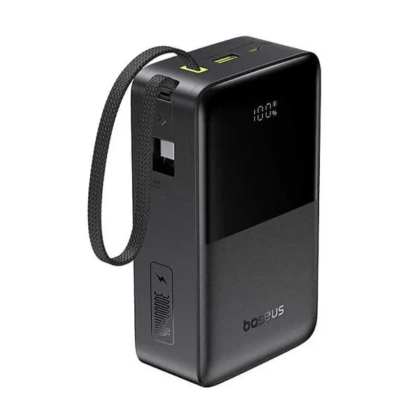 پاوربانک 22 وات بیسوس مدل EnerFill FC51 Bipow 2 Pro ظرفیت 30000 میلیآمپرساعت گارانتی شرکتی