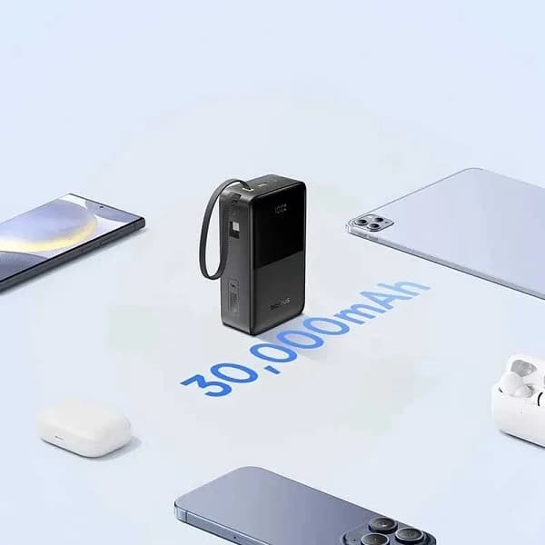 پاوربانک 22 وات بیسوس مدل EnerFill FC51 Bipow 2 Pro ظرفیت 30000 میلی‌آمپرساعت گارانتی شرکتی — تصویر ۲