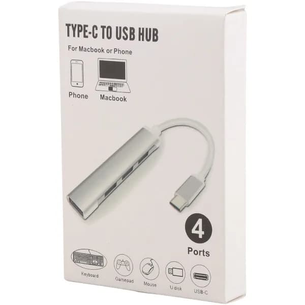 هاب USB-C چهار پورت مدل C-809 اصلی — تصویر ۳