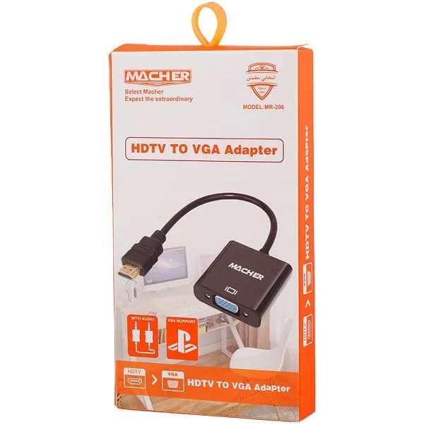 تبدیل HDMI به VGA مچر مدل MR-206 — تصویر ۳