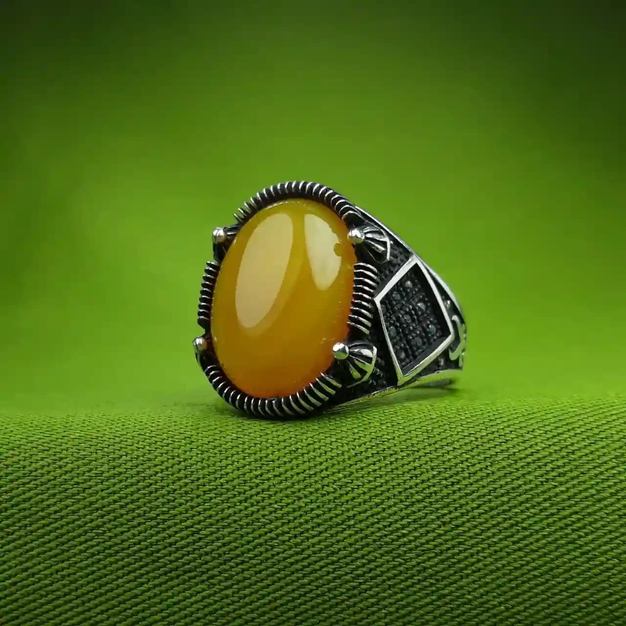 انگشتر شرف الشمس مردانه 02 کد 239