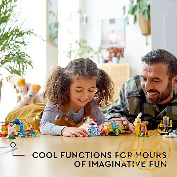 ساختنی لگو کلاسیک آجر و قطعات متنوع LEGO Classic Bricks and Functions 11019 — تصویر ۴