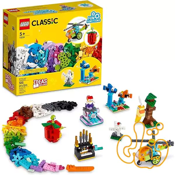 ساختنی لگو کلاسیک آجر و قطعات متنوع LEGO Classic Bricks and Functions 11019