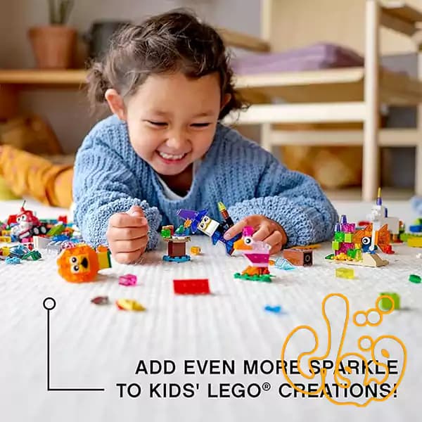 ساختنی لگو کلاسیک آجرهای خلاقانه شفاف LEGO Classic Creative Transparent Bricks 11013 — تصویر ۵