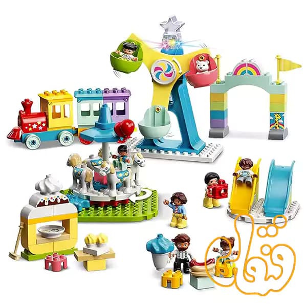 ساختنی لگو داپلو پارک و شهربازی Town Amusement Park 10956 — تصویر ۲
