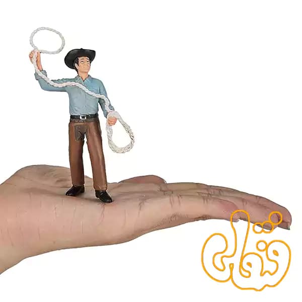 فیگور کابوی با کمند موجو Cowboy with Lasso 386504 — تصویر ۴