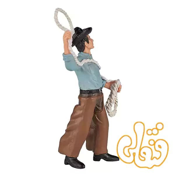 فیگور کابوی با کمند موجو Cowboy with Lasso 386504 — تصویر ۳