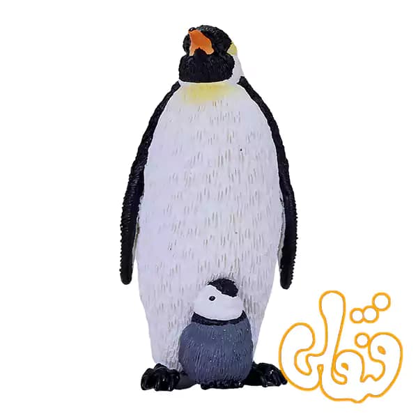 فیگور پنگوئن امپراطور و جوجه موجو Emperor Penguin with Chick 381082 — تصویر ۲