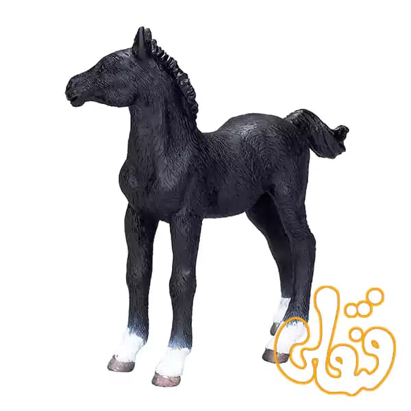 فیگور کره اسب سیاه هانوور موجو Hanoverian Foal Black 381000 — تصویر ۵