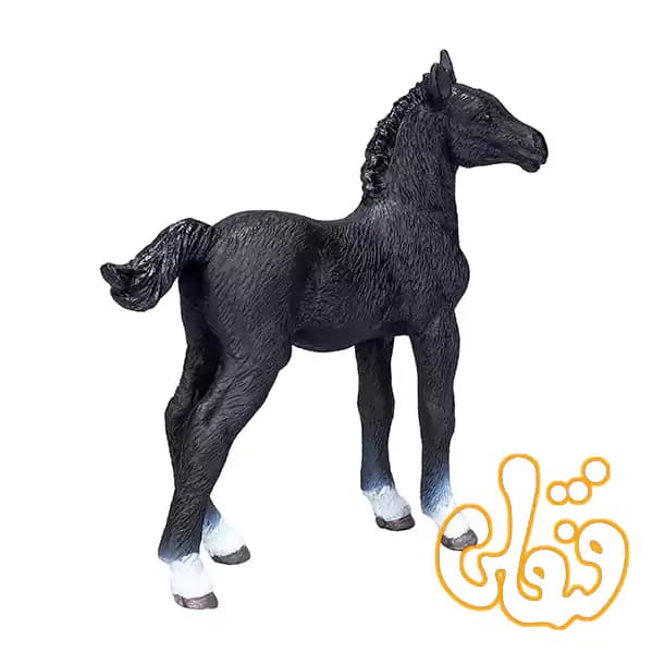 فیگور کره اسب سیاه هانوور موجو Hanoverian Foal Black 381000 — تصویر ۳