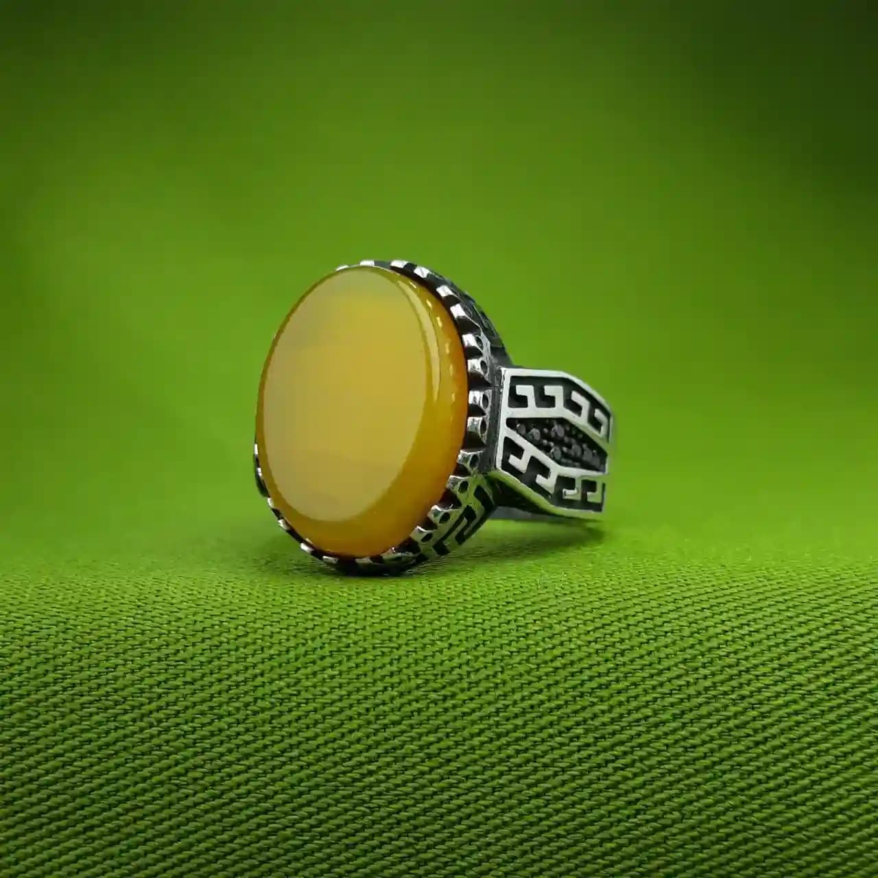 انگشتر شرف الشمس مردانه 02 کد 225