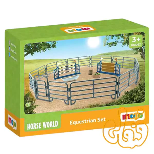ست مانژ سوارکاری با مانع موجو Equestrian Set 380062