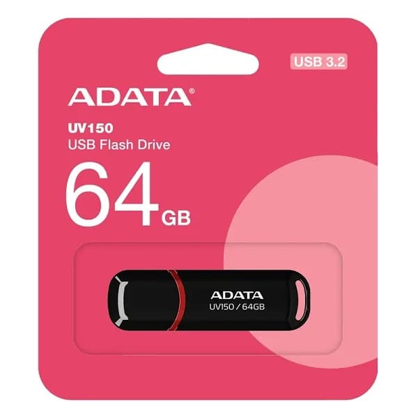 فلش مموری ای دیتا مدل UV150 ظرفیت 64 گیگابایت با رابط USB 3.2 اصلی گارانتی شرکتی — تصویر ۴