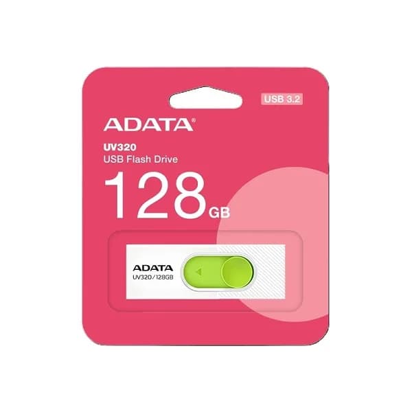 فلش مموری ای دیتا مدل UV320 ظرفیت 128 گیگابایت با رابط USB 3.2 اصلی گارانتی شرکتی — تصویر ۳