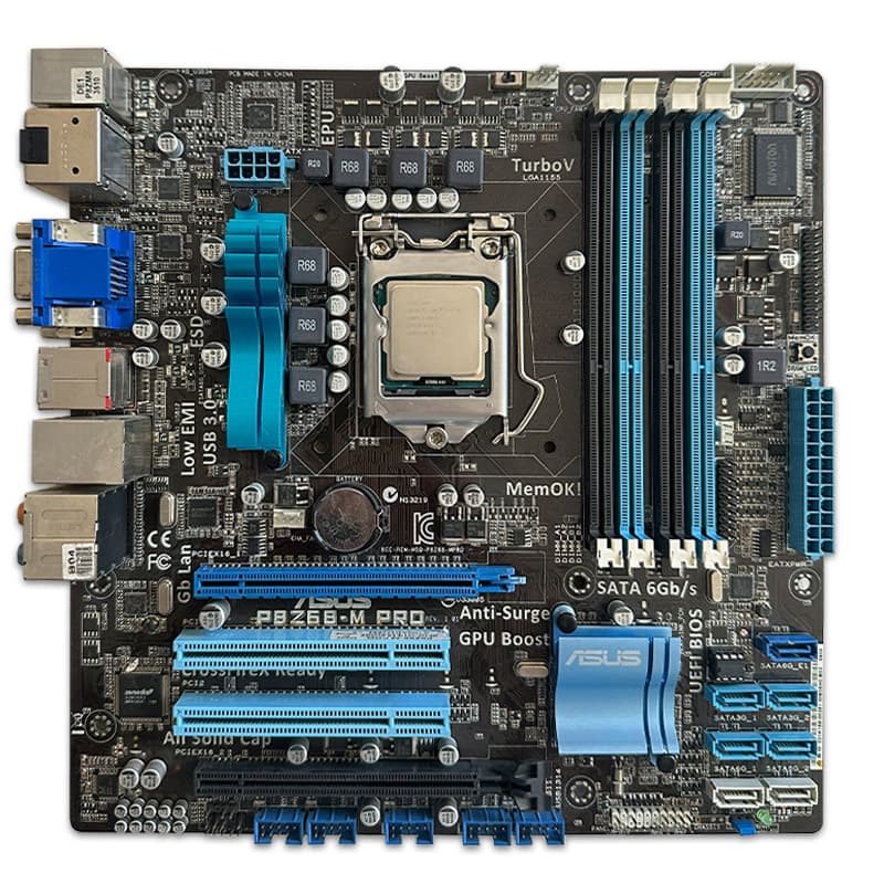باندل مادربرد Asus P8Z68-M Pro + Core I7 3770 *استوک