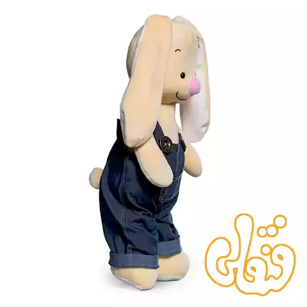 عروسک خرگوش جین پوش پسر یانیک 100238A — تصویر ۲
