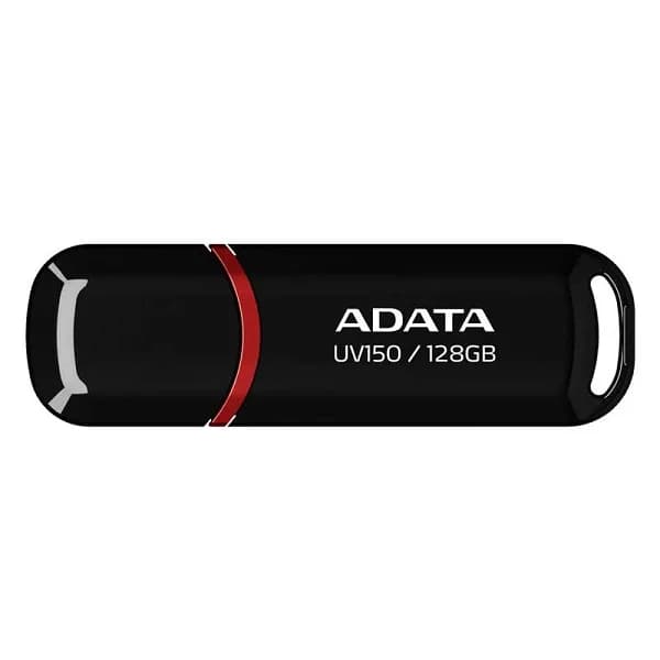 فلش مموری ای دیتا مدل UV150 ظرفیت 128 گیگابایت با رابط USB 3.2 گارانتی شرکتی