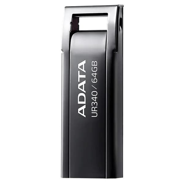 فلش مموری ای دیتا مدل UR340 USB 3.2 ظرفیت 64 گیگابایت گارانتی شرکتی