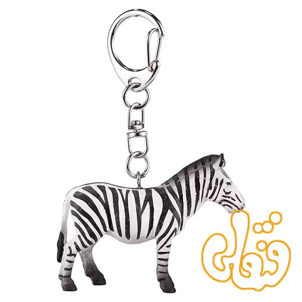 آویز کلید گورخر موجو Zebra Keychain 387495 — تصویر ۴
