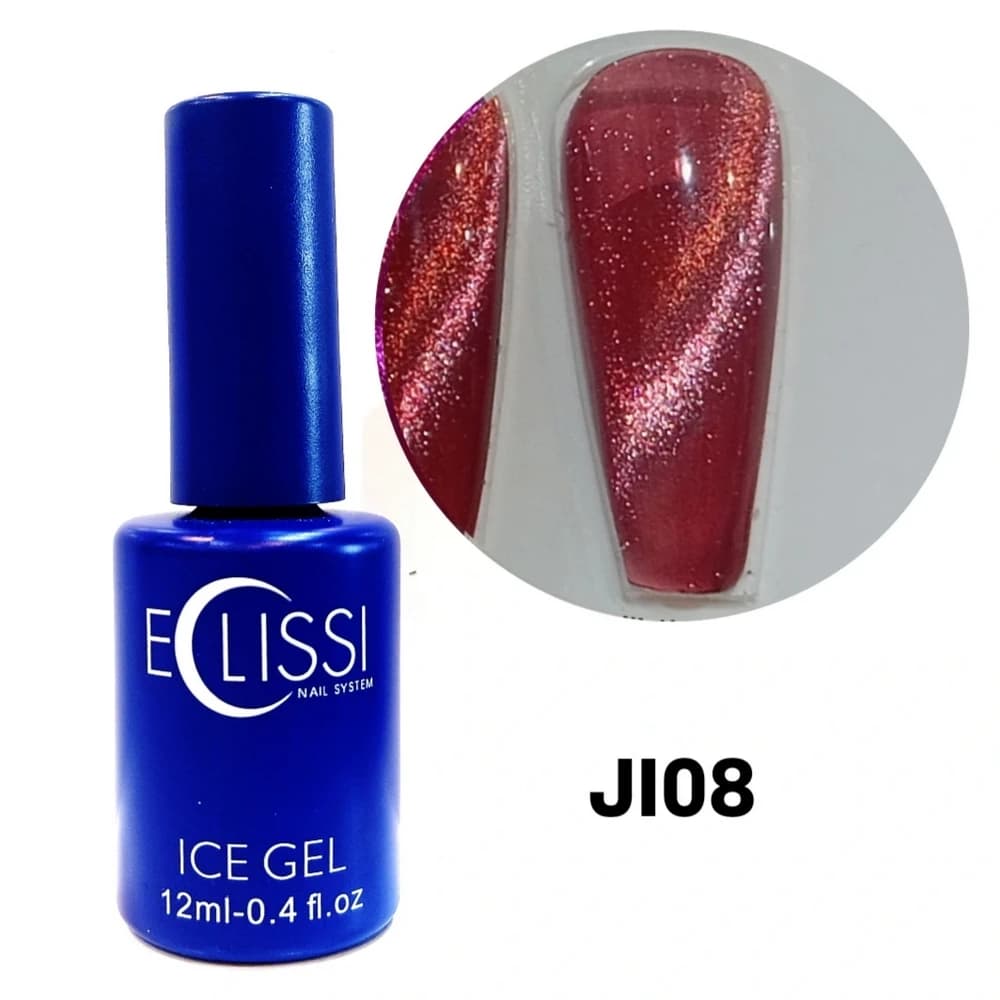 ژل لاک آیس جواهری اکلیسی کد Eclissi Jewel Ice Gel JI08