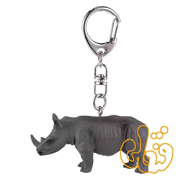 آویز کلید کرگدن موجو Rhinoceros Keychain 387490 — تصویر ۲