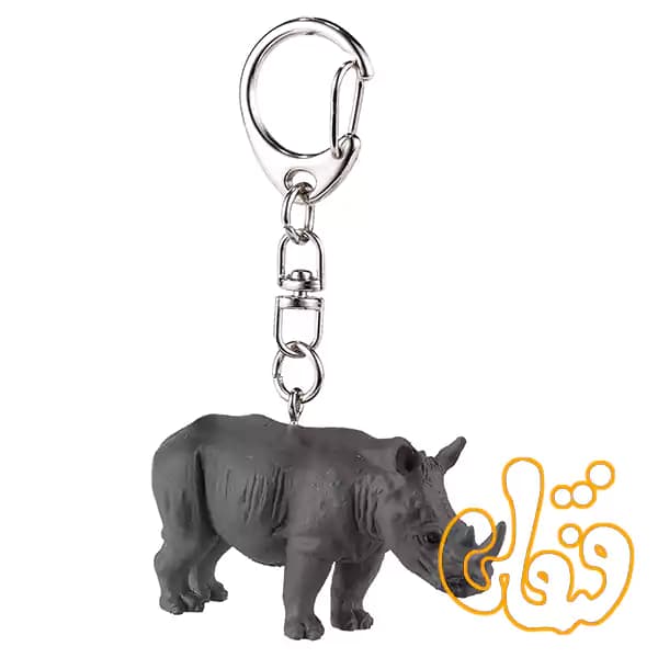 آویز کلید کرگدن موجو Rhinoceros Keychain 387490 — تصویر ۵