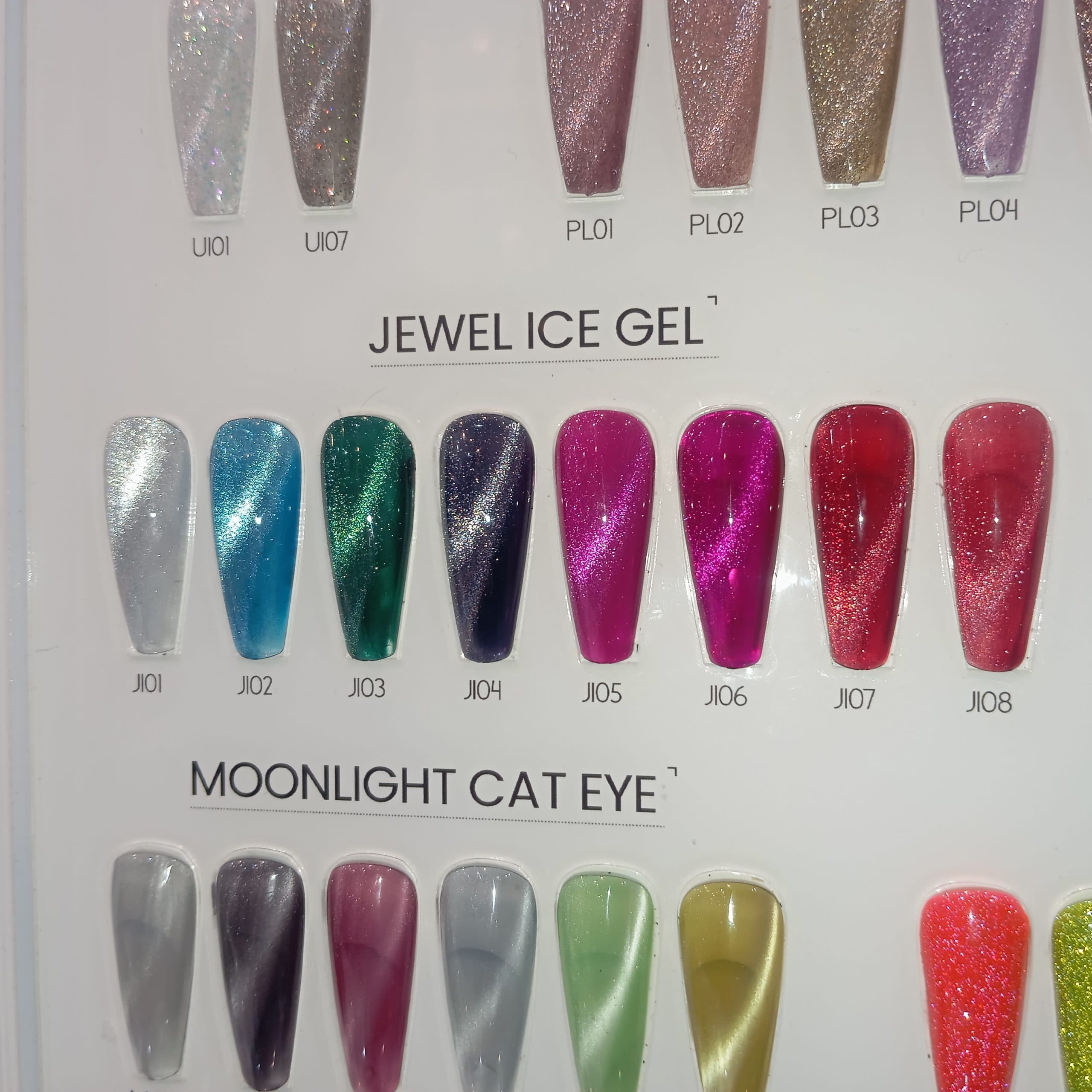ژل لاک آیس جواهری اکلیسی کد Eclissi Jewel Ice Gel JI01 — تصویر ۳