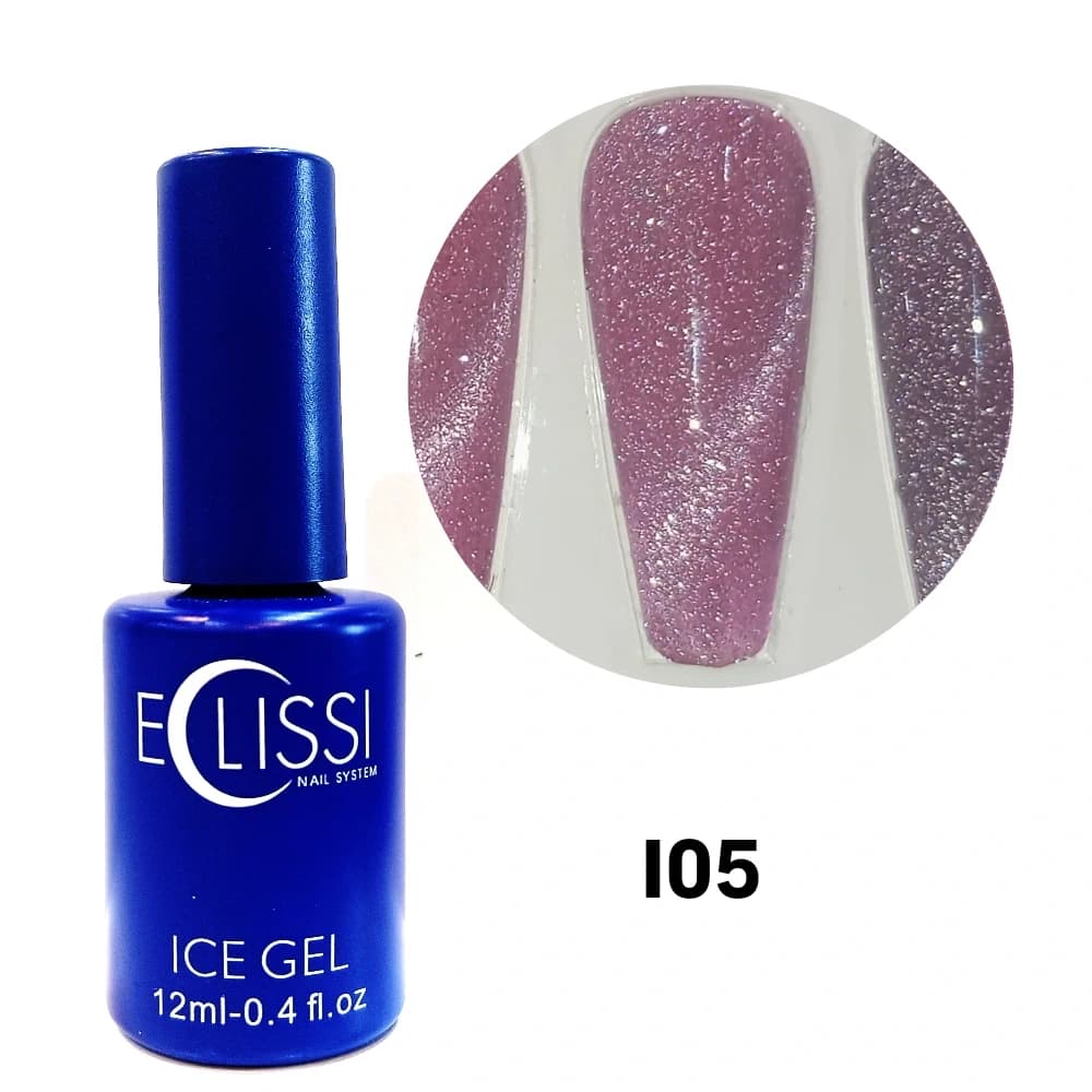 ژل لاک آیس 9 بعدی اکلیسی Eclissi Ice 9D Gel I05