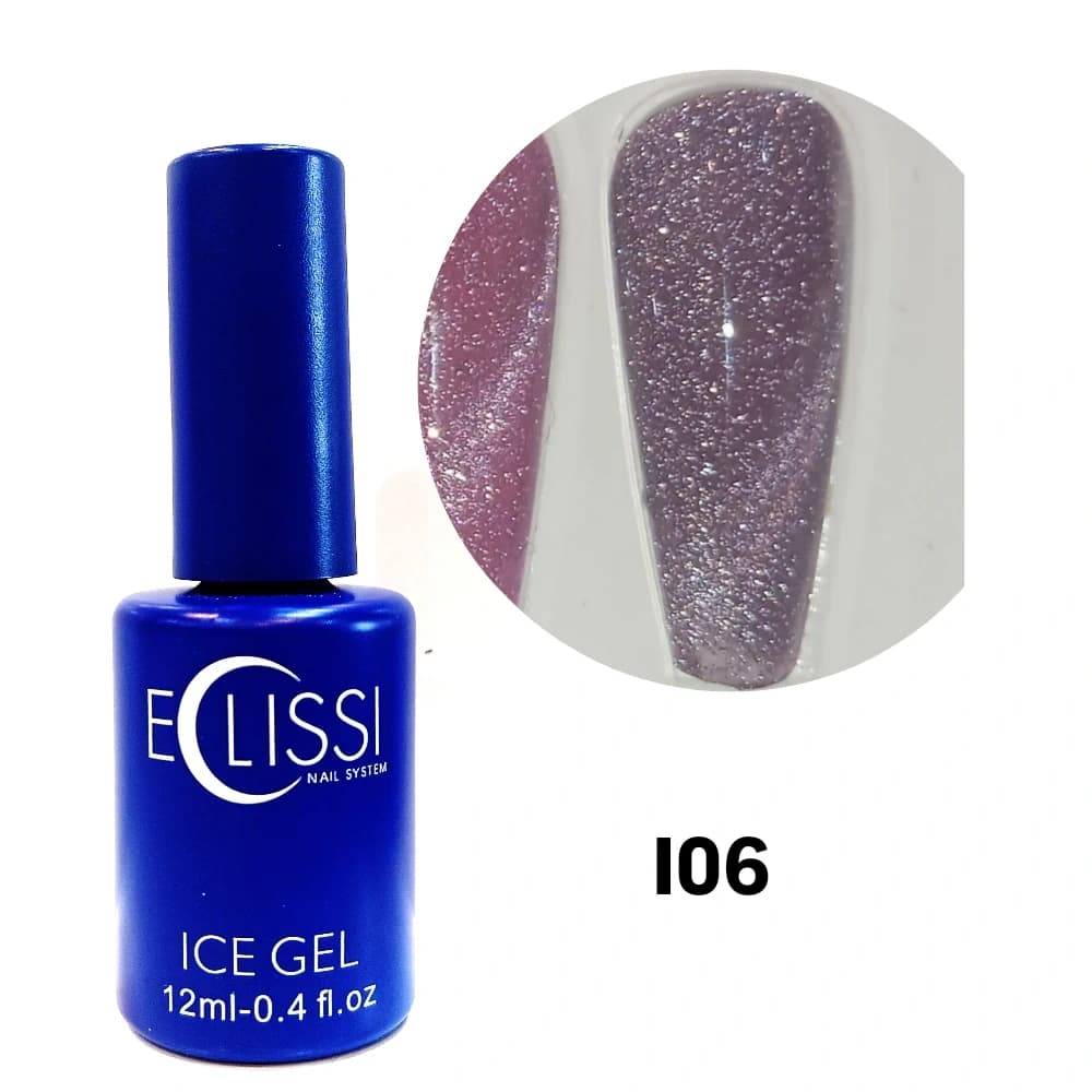 ژل لاک آیس 9 بعدی اکلیسی Eclissi Ice 9D Gel I06