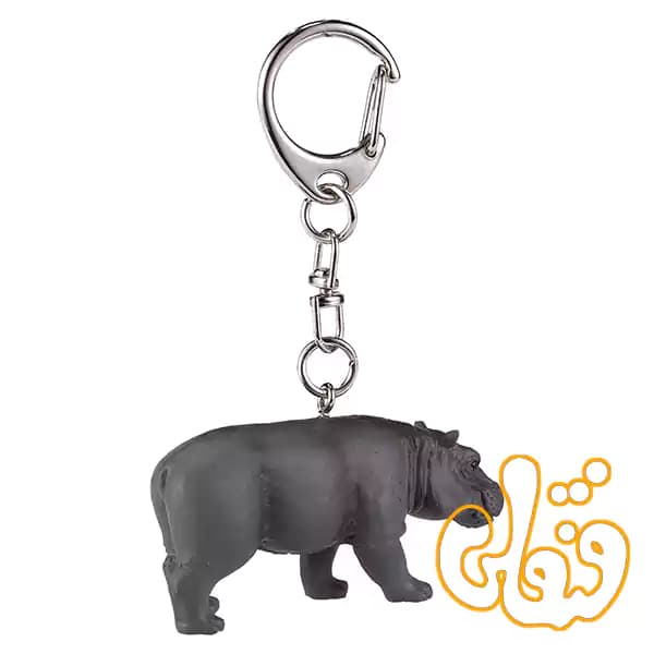 آویز کلید اسب آبی موجو Hippo Keychain 387489 — تصویر ۴
