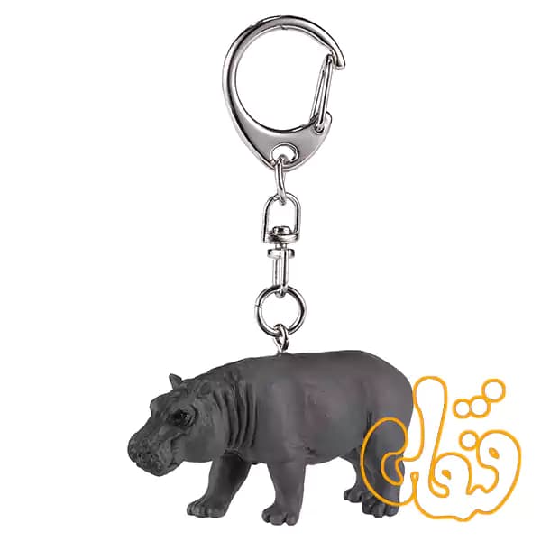 آویز کلید اسب آبی موجو Hippo Keychain 387489