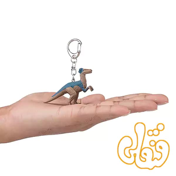 آویز کلید دایناسور ولوسیراپتور موجو Velociraptor Keychain 387444 — تصویر ۶