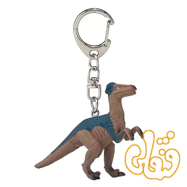 آویز کلید دایناسور ولوسیراپتور موجو Velociraptor Keychain 387444 — تصویر ۵