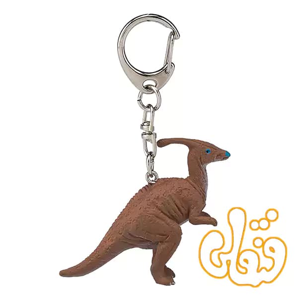 آویز کلید دایناسور پاراسورولوفوس موجو Parasaurolophus Keychain 387447 — تصویر ۴
