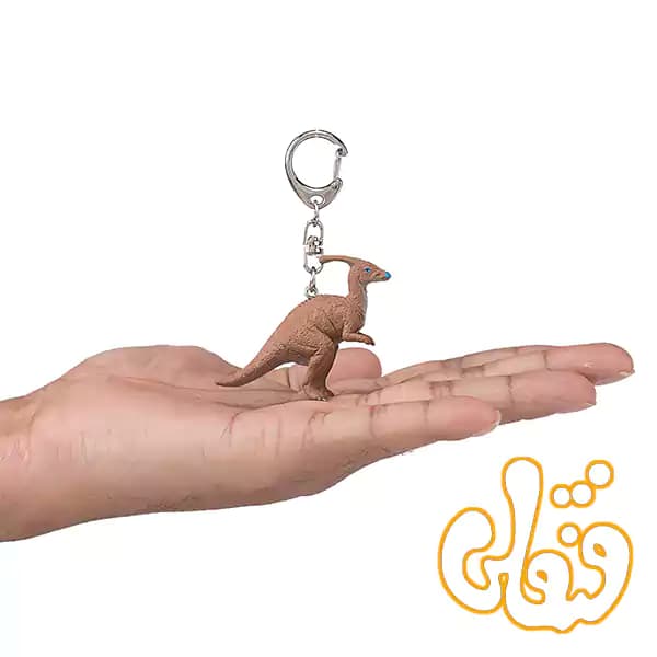 آویز کلید دایناسور پاراسورولوفوس موجو Parasaurolophus Keychain 387447 — تصویر ۶
