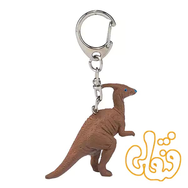 آویز کلید دایناسور پاراسورولوفوس موجو Parasaurolophus Keychain 387447 — تصویر ۳