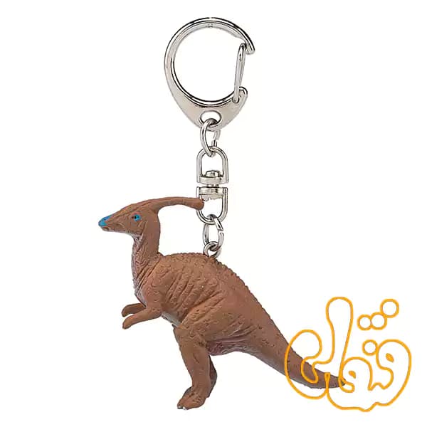 آویز کلید دایناسور پاراسورولوفوس موجو Parasaurolophus Keychain 387447 — تصویر ۲