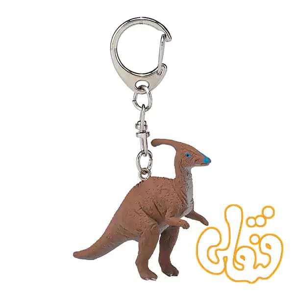 آویز کلید دایناسور پاراسورولوفوس موجو Parasaurolophus Keychain 387447 — تصویر ۵