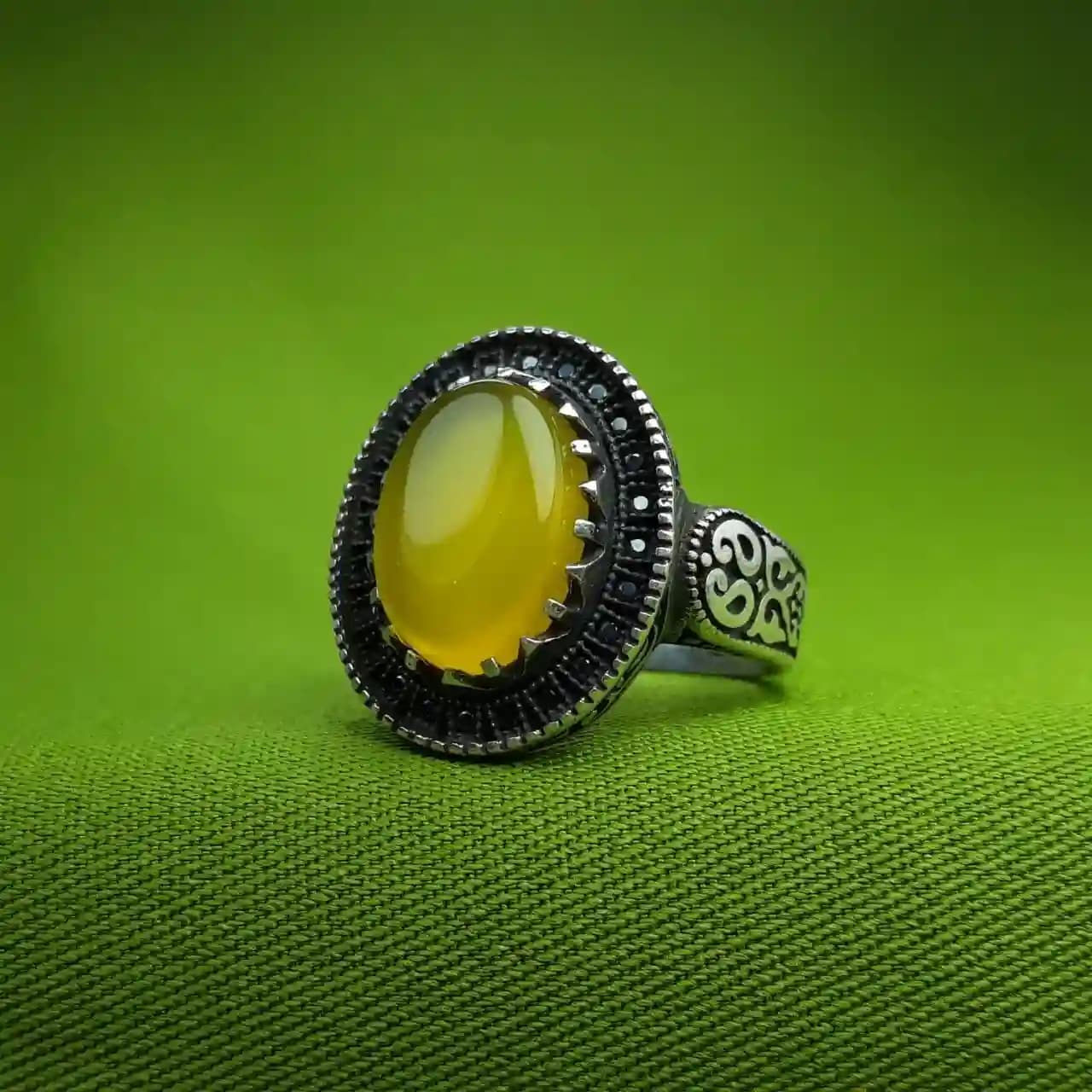 انگشتر شرف الشمس مردانه 02 کد 211