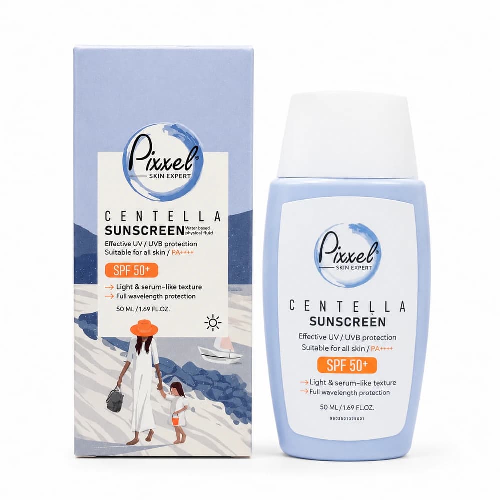 کرم ضد آفتاب صورت بدون رنگ پیکسل Pixxel SPF50